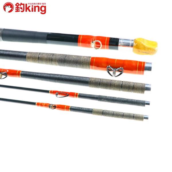 かどや×ダイコー 別誂 石鯛竿 Electus 炎舞 435 穂先2本付/G029L 石鯛