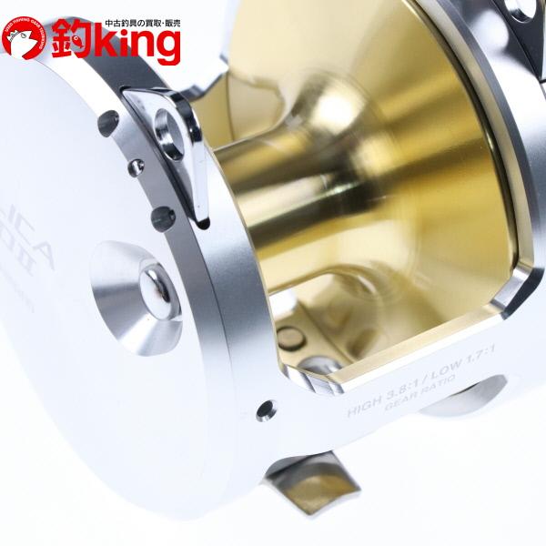 シマノ タリカ 50II 剛樹110mmパワーハンドル付/Q335M 美品 クエ シマノ タリカ 50II 剛樹110mmパワーハンドル付/Q335M 美品 クエ