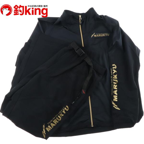 中古マルキュー撥水ストレッチジャケット、パンツMQ-01上下セット　サイズL マルキュー 撥水ストレッチジャケット MQ-01 撥水ストレッチパンツ LL