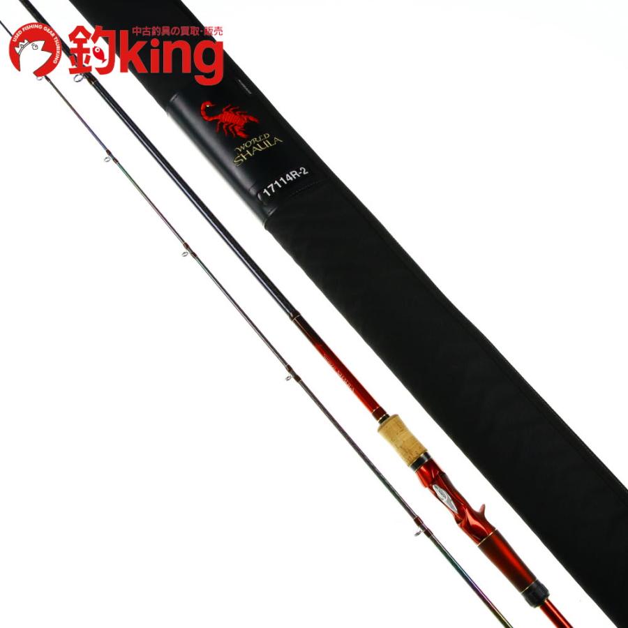 シマノ 18 ワールドシャウラ 17114R-2 /G204Y 美品 ブラックバス バス  