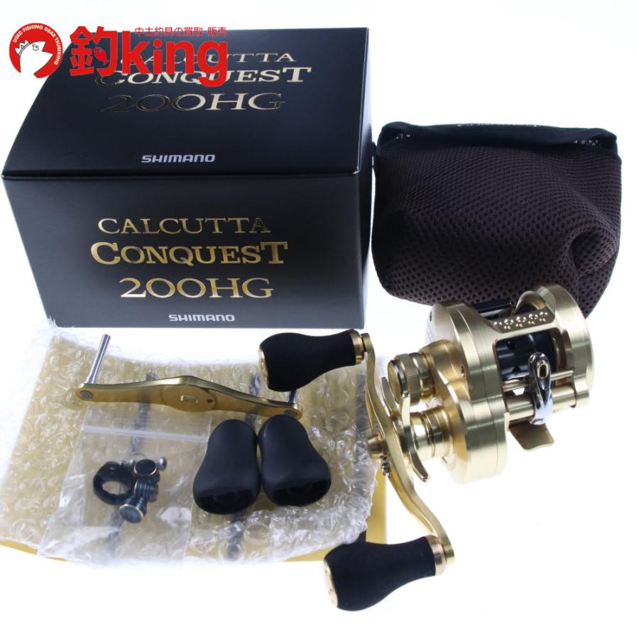 21カルカッタコンクエスト200HG 95mmハンドルセット シマノ '21 カルカッタコンクエスト 200HG・右ハンドル