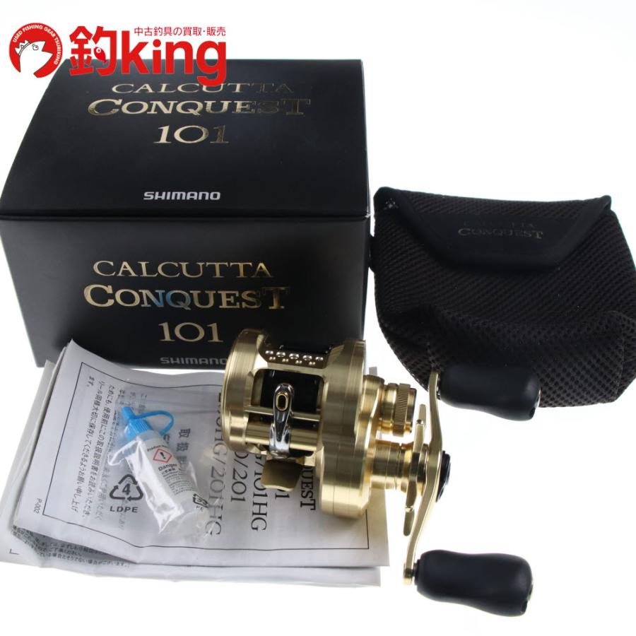 シマノ 21 カルカッタコンクエスト 101 /M071M 美品 ブラックバス バス 