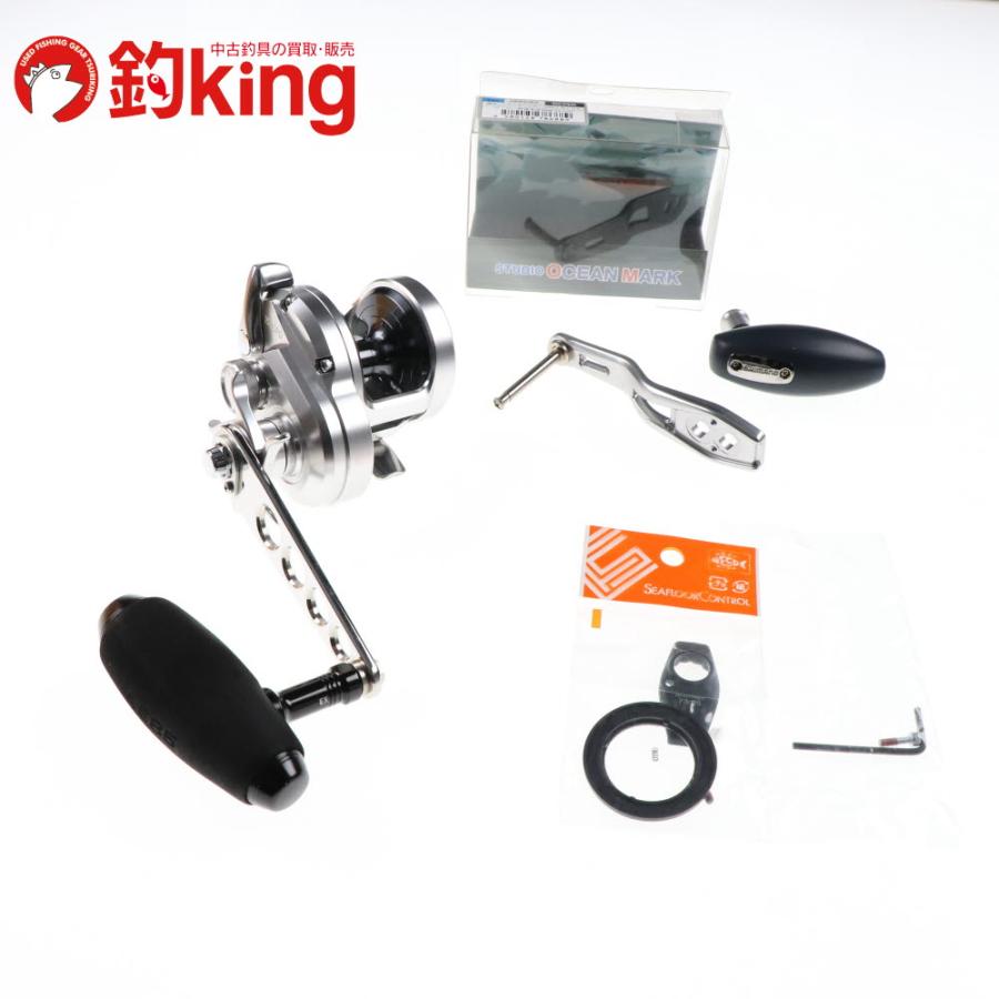 シマノ 17 オシアジガー 1500PG 嶋田工房ハンドル90mm、AE85ノブ シマノ 17 オシアジガー 1500PG 嶋田工房ハンドル90mm、AE85ノブ
