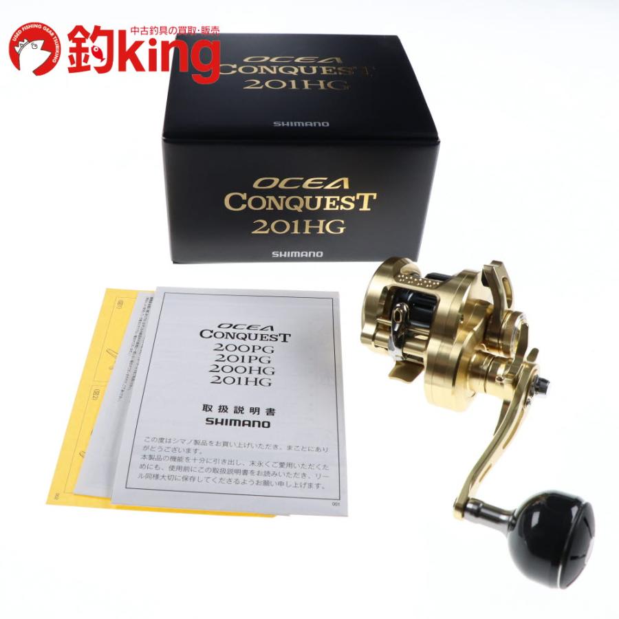 シマノ 23 オシアコンクエスト 201HG /A062M 極上品 ヒラマサ カンパチ 