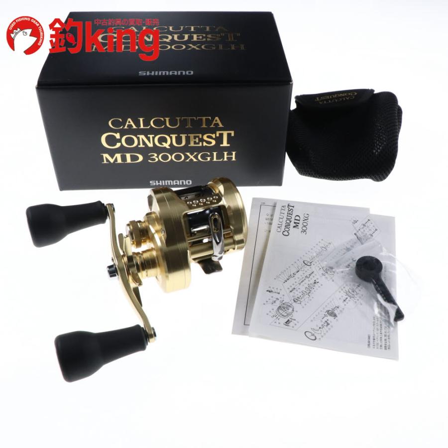 シマノ 23 カルカッタコンクエスト MD 300XGLH /R386M 極上品 ブラック  