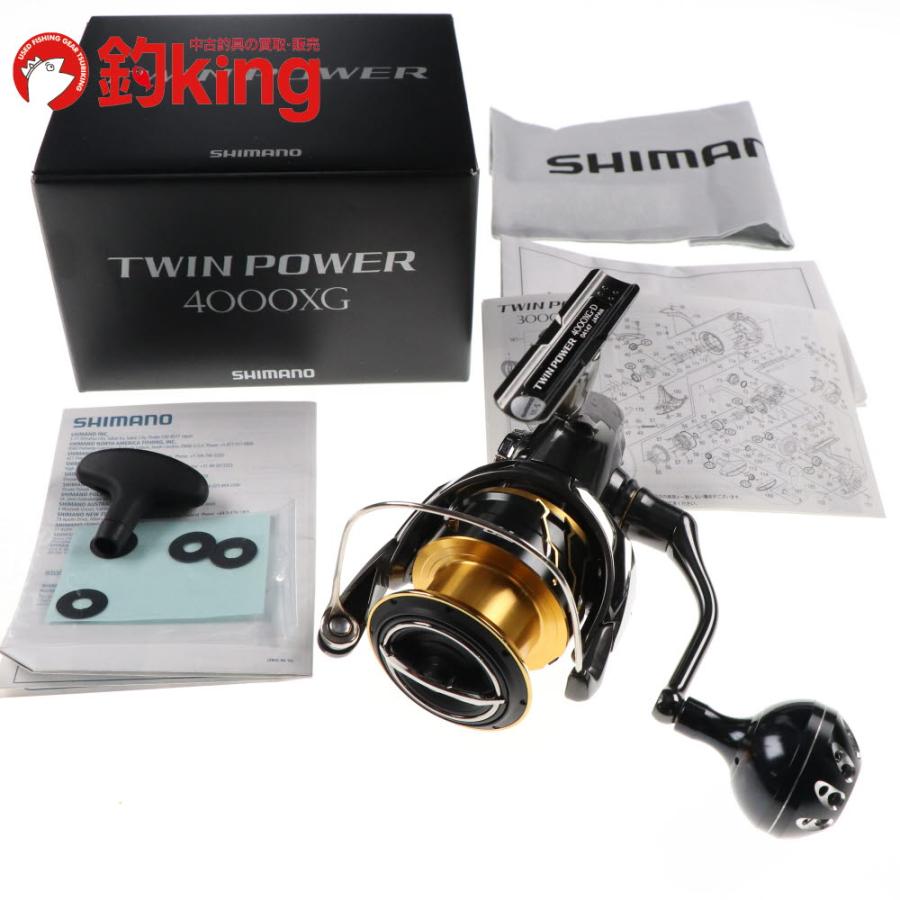 シマノ 20 ツインパワー 4000XG ゴメクサスノブ付 /T052M 美品 