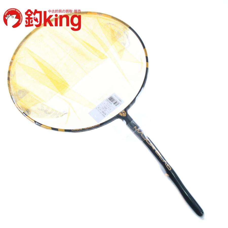 下野 MJBカーボンフレーム 鮎手網 S-TEC 38 ゴールド /X243L 未使用
