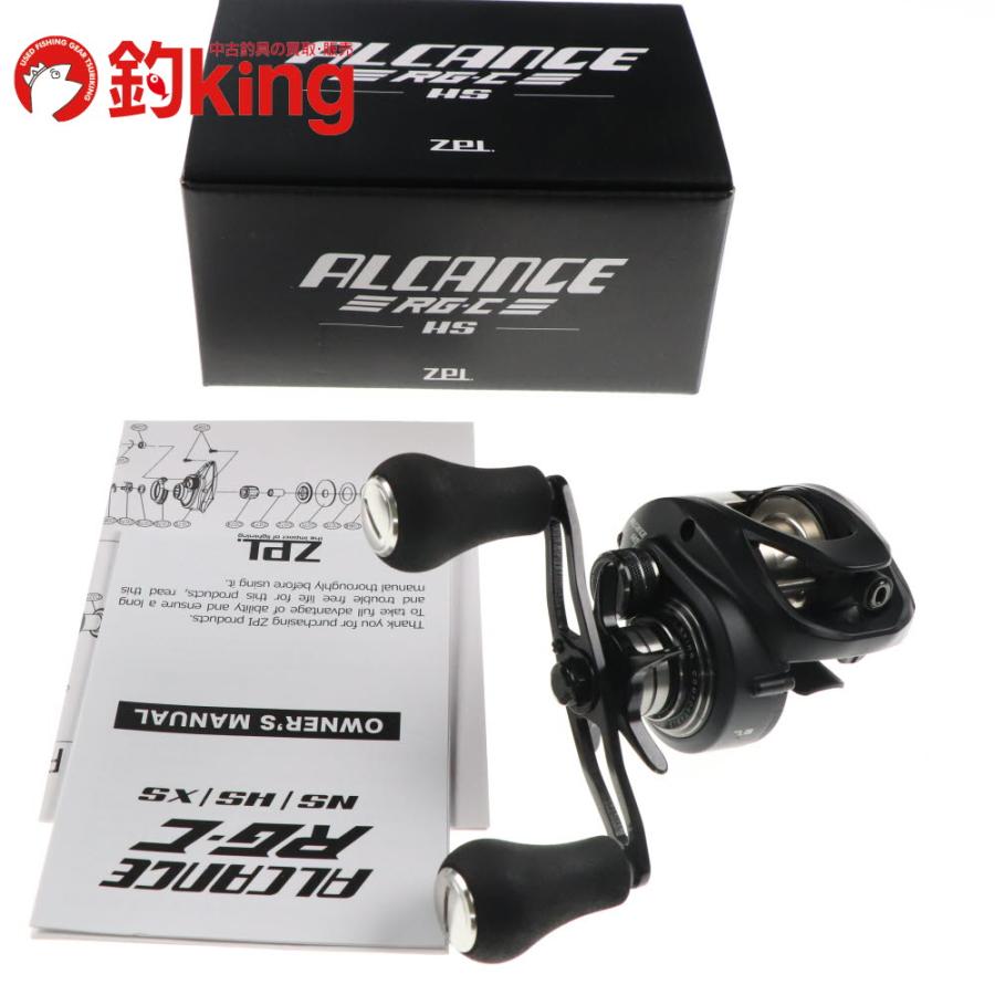 ZPI アルカンセ RG C HS 右 /A104M 美品 ブラックバス バス バス釣り