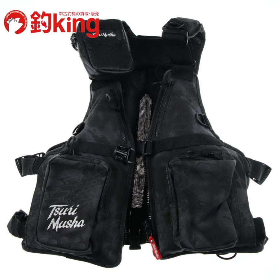 釣武者 ロックベスト /A132M 美品 ウェア ジャケット パンツ Tシャツ