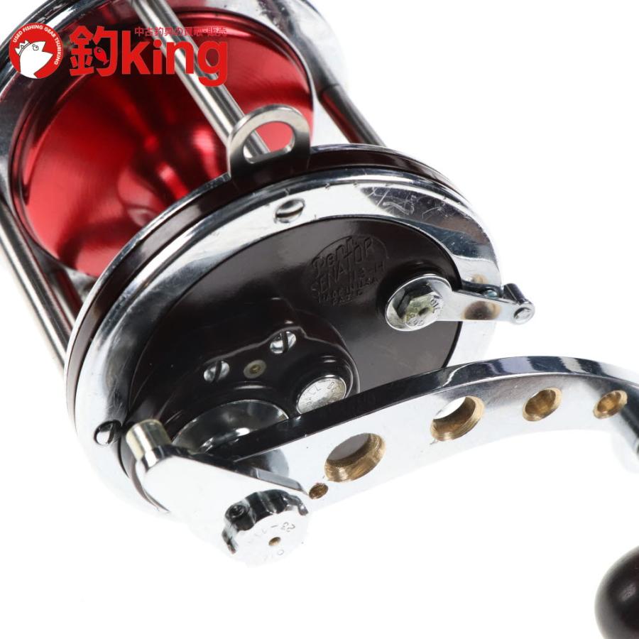 Penn（ペン） セネター 4／0 スター開発ハンドルドラグ、赤スプール