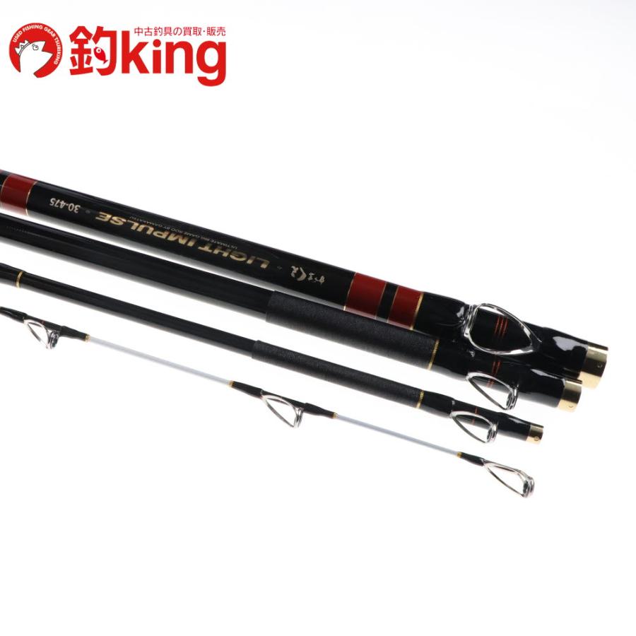 がまくえ ライトインパルス30-475竿受けワンタッチセット クエ、シブダイ! Gamakatsu（がまかつ） がまくえ ライトインパルス 30-475 /A351Y 美品