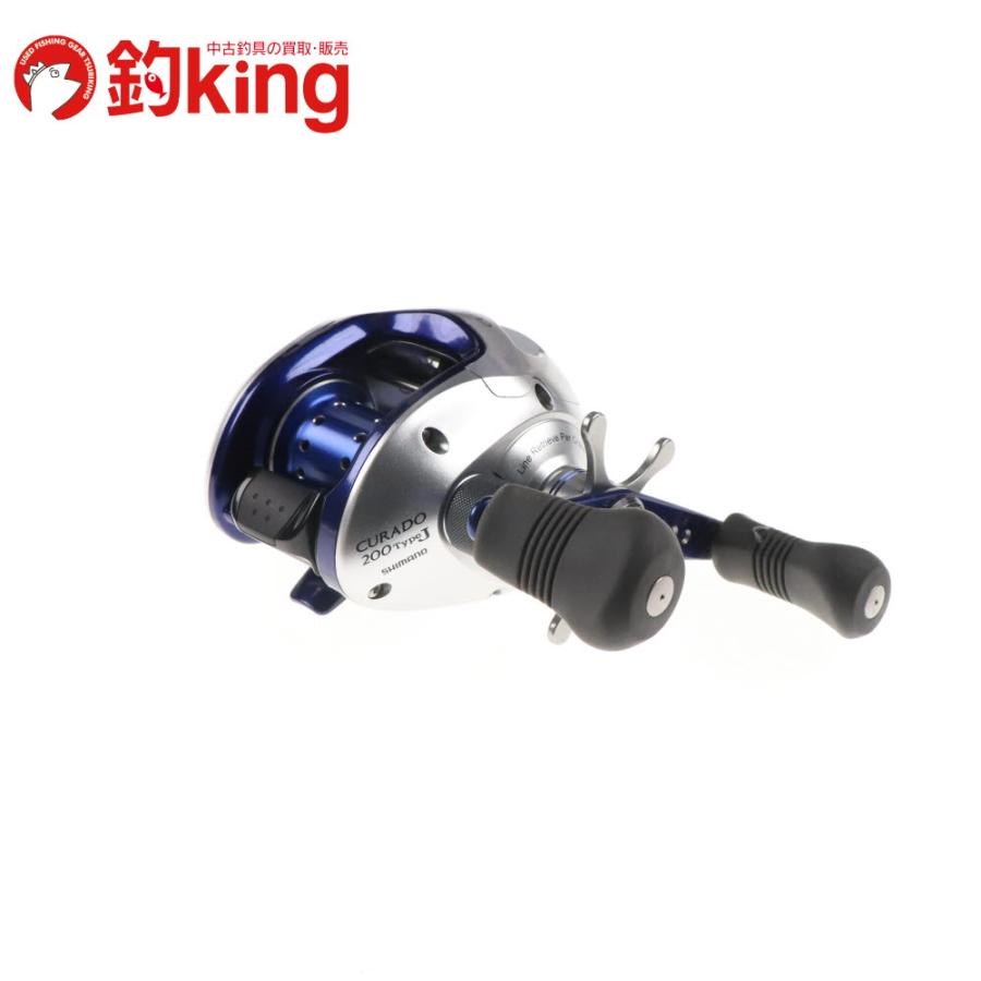 バス釣りベイトリールクラドHG200 シマノ（SHIMANO） 08 クラド 200 タイプJ /B300M 極上品 ブラックバス