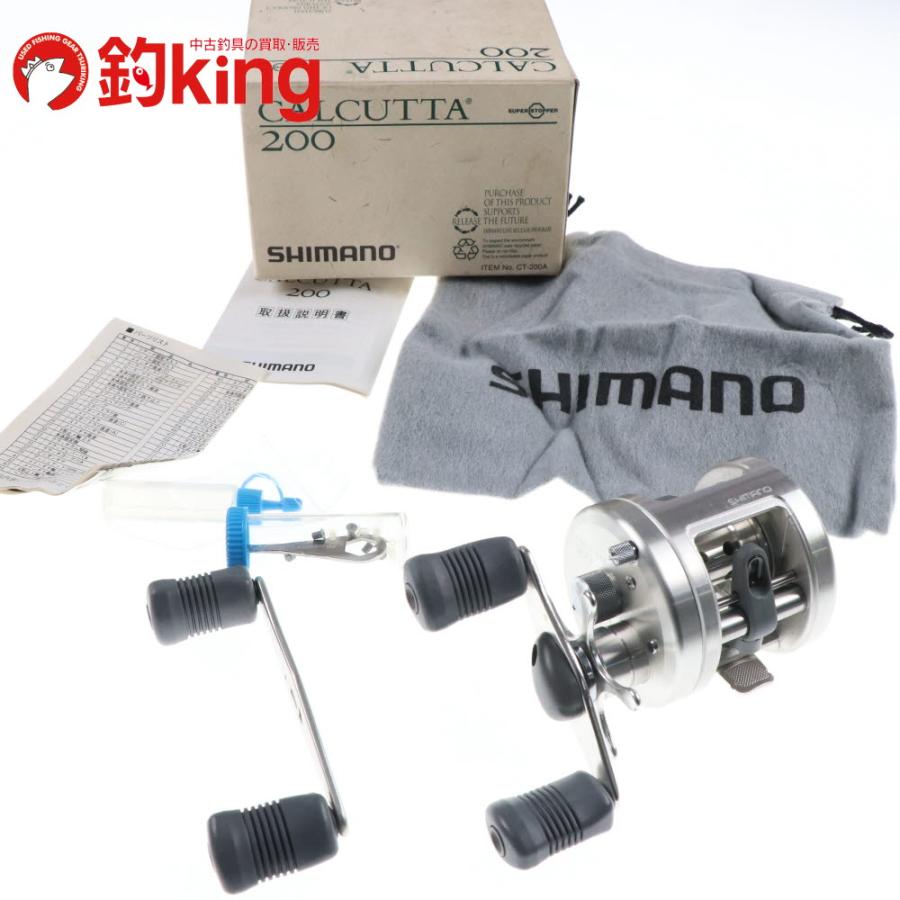 シマノ（SHIMANO） 初代 カルカッタ 200 右 /B301M 極上品 ブラック
