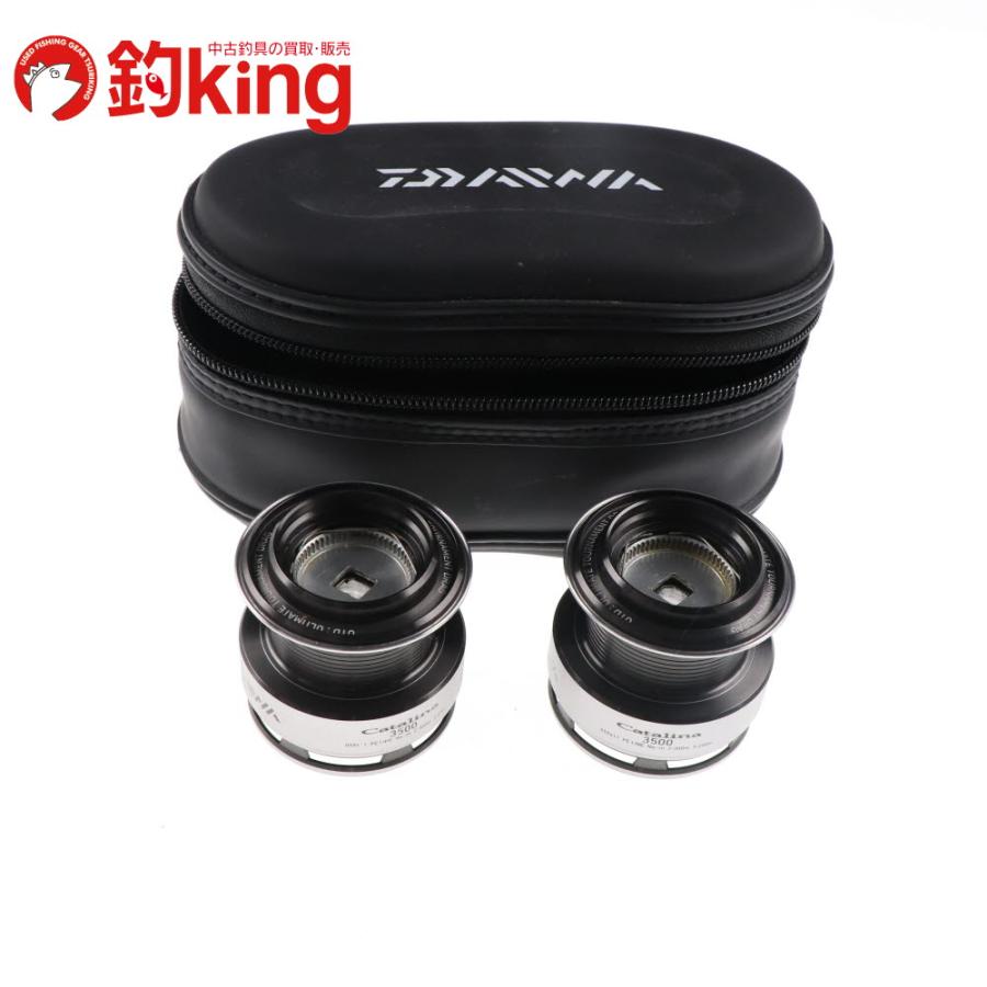 【美品】ダイワ　12キャタリナ3500 NO LIMITSスプール仕様 DAIWA（ダイワ） 12 キャタリナ 3500 スプール 2個セット スプール