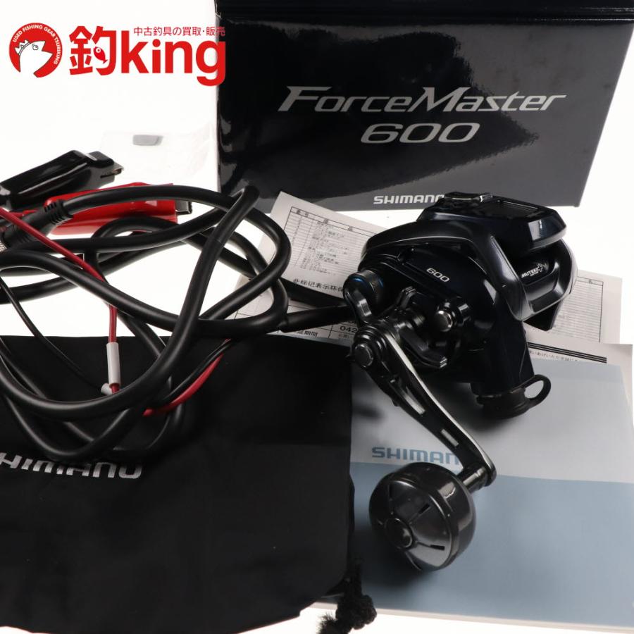 【シマノ】使用1.2km 　極美品　電動リール　20フォースマスター600 シマノ】使用1.2km 極美品 電動リール 20フォースマスター600 【公式通販】