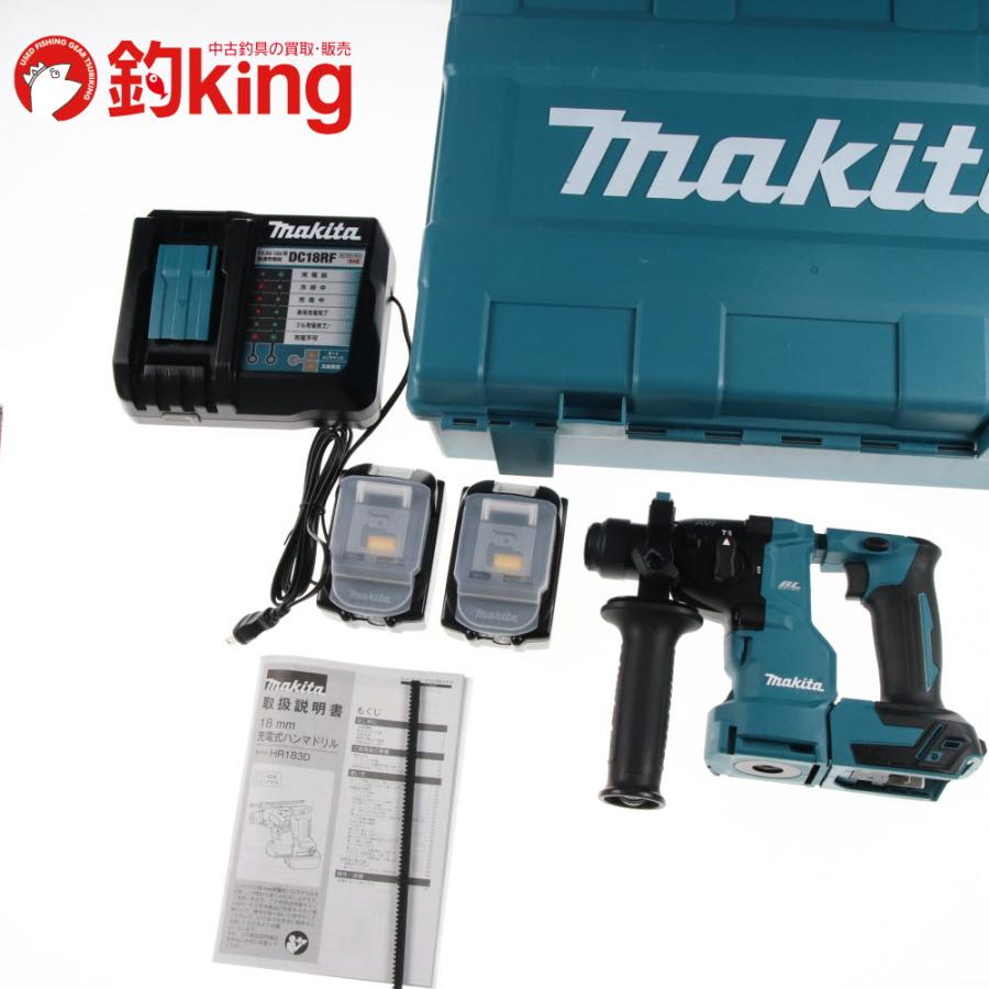 マキタ 充電式ハンマドリル フルセット18V 18mm HR183DRGX /C352M 未