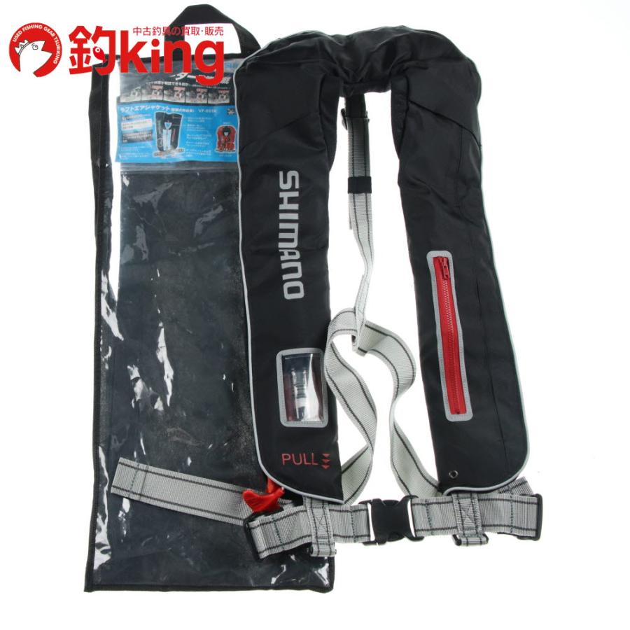 シマノ（SHIMANO） ラフトエアジャケット VF-051K /D573M 美品 釣具
