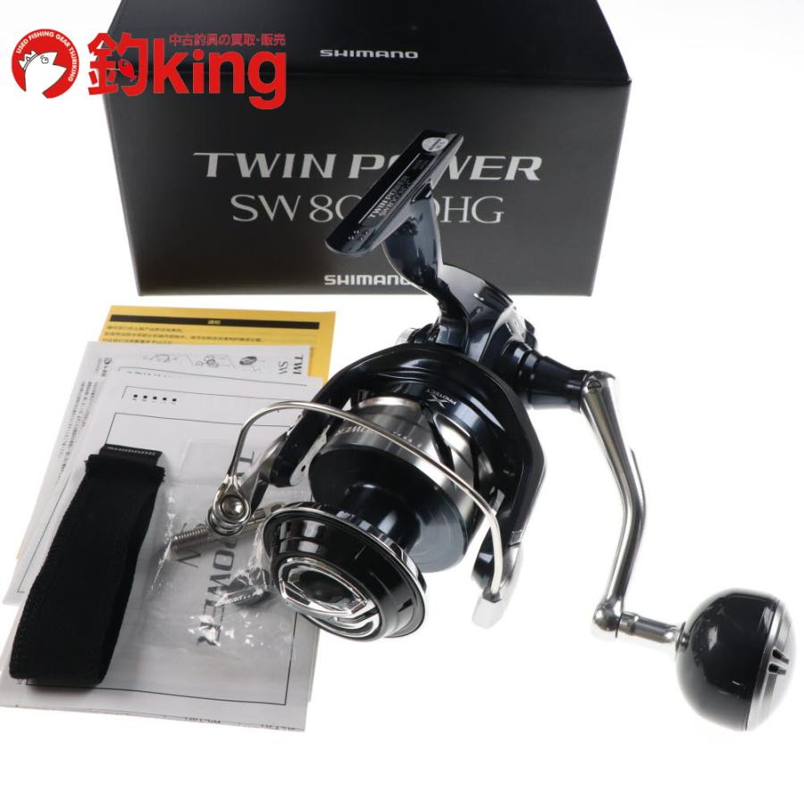 シマノ（SHIMANO） 21 ツインパワーSW 8000HG /E075M 美品 ヒラマサ 