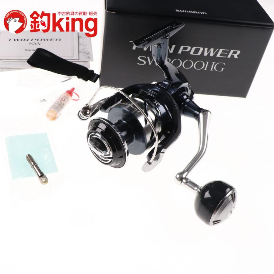 【極美品】SHIMANO 21TWIN POWER SW8000HG スプール付 シマノ（SHIMANO） 21 ツインパワーSW 8000HG /F153M 美品 ヒラマサ