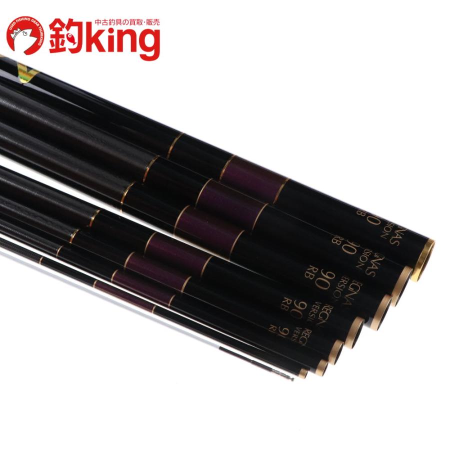 SHIMOTSUKA BLACK VERSION 90DR 鮎竿 シモツケ レグナス バージョン 90RB 純正替穂先付 /G040Y 未使用 鮎