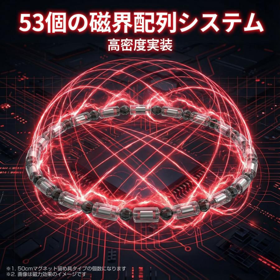 磁気ネックレス おしゃれ メンズ レディース 日本製 天然石 コリマテン ルーツ 健康ネックレス ジュエリー工房仕立て ギフト 45cm 50cm CORMTN ROOTSの画像