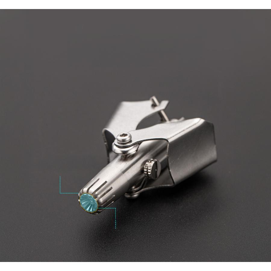 鼻毛カッター 手動式 電池不要 コンパクト ステンレス ブラシ