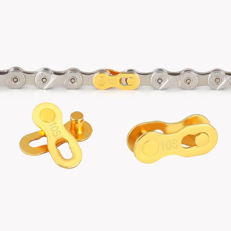 自転車 ミッシングリンク ゴールド チェーンコネクター クイックリンク