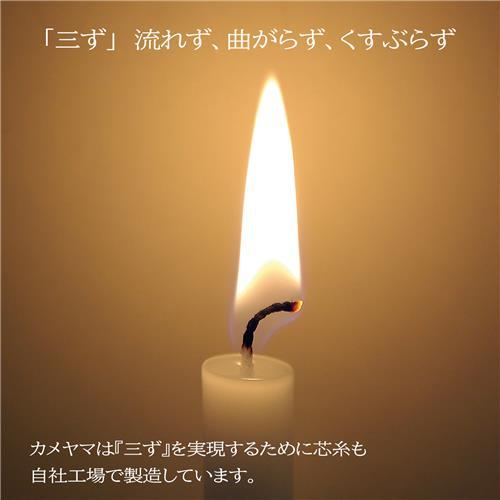 カメヤマ 大ローソク 1号5 (40本) φ9.3×H102mm 神仏用 ロウソク