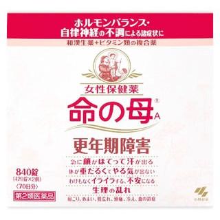 【第2類医薬品】小林製薬　女性保健薬　命の母A　70日分　(840錠)｜tsuruha