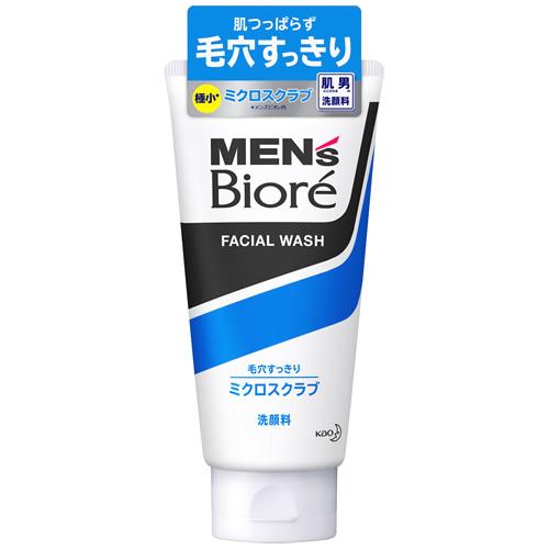 Kao（花王） メンズビオレ ミクロスクラブ洗顔 (130g) メンズ洗顔料