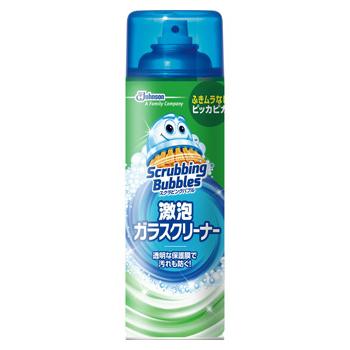 ジョンソン スクラビングバブル 激泡ガラスクリーナー (480mL) ガラス用クリーナー スプレー｜tsuruha