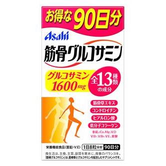 アサヒ　筋骨グルコサミン　90日分　(720粒)　コラーゲン　コンドロイチン　※軽減税率対象商品｜tsuruha