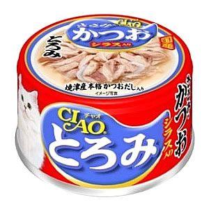 いなばペットフード　CIAO　チャオ　とろみ　ささみ・かつお　シラス入り　A-45　(80g)　キャットフード　ウェット　国産｜tsuruha