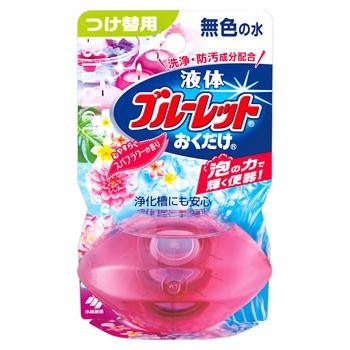 小林製薬 液体 ブルーレット おくだけ スパフラワーの香り 無色の水 つけ替用 70ml 付け替え用 賜物