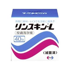 エーザイ リンスキンl 皮膚清浄綿 40包入 医薬部外品 ツルハドラッグ 通販 Paypayモール