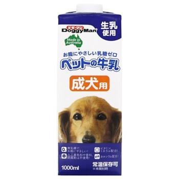 ドギーマン　ペットの牛乳　成犬用　(1000mL)　ドッグフード　犬用ミルク｜tsuruha