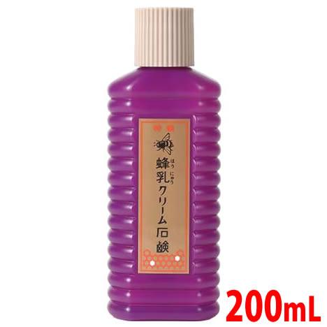 蜂乳 クリーム石鹸 特選 (200mL) 洗顔フォーム はちみつ ほう 蜂乳 クリーム石鹸 特選 (200mL) 洗顔フォーム はちみつ ほう
