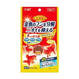 ジェックス 金魚元気 プロバイオフード 色揚げ 80g 金魚用エサ 金魚フード 浮上性 ツルハドラッグ 通販 Paypayモール