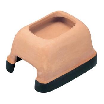 スドー ウェットシェルター S RX-81 (1個) 爬虫類用 陶器製シェルター