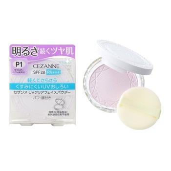 セザンヌ化粧品 Uvクリアフェイスパウダー P1 ラベンダー Spf28 Pa 10g フェイスパウダー フェイスカラー