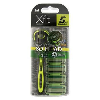 貝印 Xfit クロスフィット スリムパック 本体 替刃4ヶ付 カミソリ 髭剃り 5枚刃 ツルハドラッグ 通販 Paypayモール