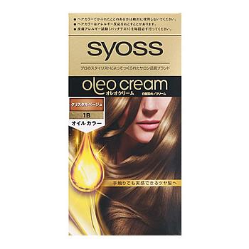 ヘンケルジャパン サイオス オレオクリーム ヘアカラー 1 B クリスタルベージュ 1セット 白髪用 医薬部外品