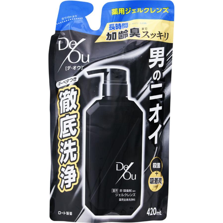 ロート製薬 デ オウ Deou デオウ 薬用クレンジングウォッシュ つめかえ用 4ml 詰め替え用 男性用 ボディソープ 医薬部外品 ツルハドラッグ 通販 Paypayモール