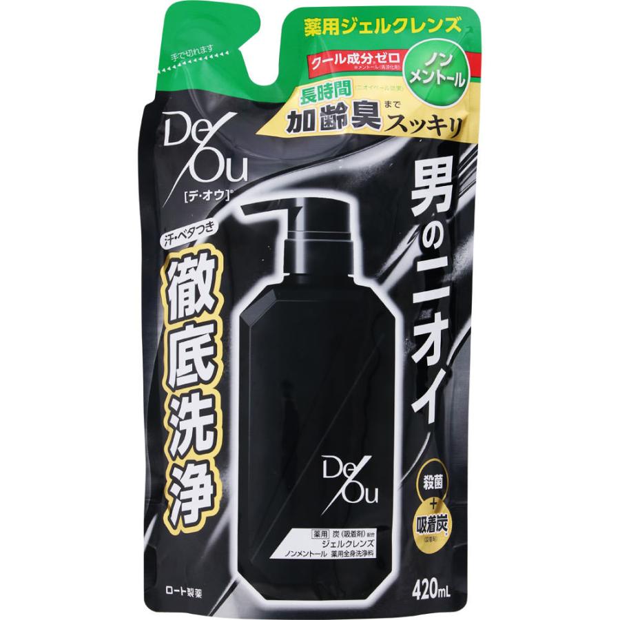 ロート製薬 デ オウ Deou デオウ 薬用クレンジングウォッシュ ノンメントール つめかえ用 4ml 詰め替え用 男性用 ボディーソープ 医薬部外品 ツルハドラッグ 通販 Paypayモール