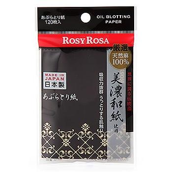 ローズオブヘブン ローズH あぶらとり紙 アブラトリガミ 70枚 10点セット ROSY ROSA（ロージーローザ） 美濃和紙天然麻100％ あぶらとり紙 (120