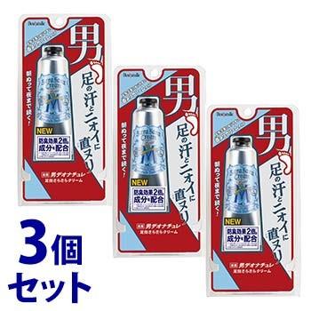 セット販売 シービック 男デオナチュレ おトク 男足指さらさらクリーム 30g 3個セット フットケア 医薬部外品 デオドラント 足用 男性用