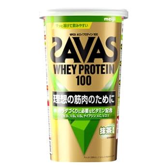 ザバス 明治 ホエイプロテイン100 抹茶風味 (280g) プロテインパウダー