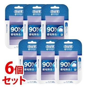 《セット販売》　P&G ブラウン オーラルB フロスピック ホワイトニング (60本)×6個セット 糸つきようじ フレックスピック　P＆G｜tsuruha