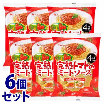 《セット販売》　ハウス食品 完熟トマトのミートソース (130g×4袋)×6個セット パスタソース　※軽減税率対象商品｜tsuruha