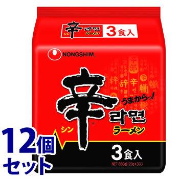 セット販売》 農心 辛ラーメン 袋麺 (3食入)×12個セット 即席麺
